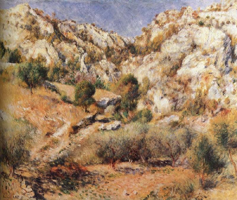 Pierre-Auguste Renoir Cliff china oil painting image